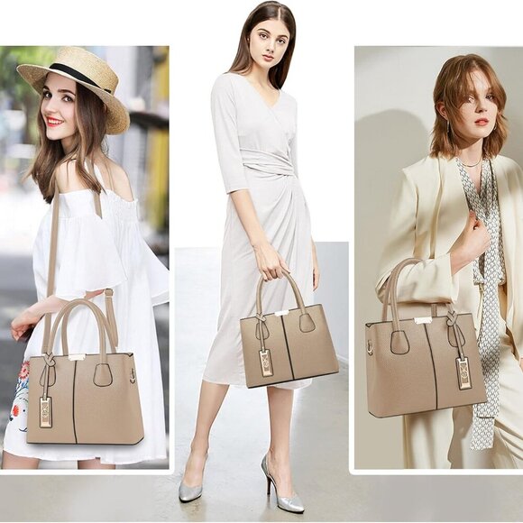 Purses and Handbags for Women Leather Crossbody Bags Women's Tote Shoulder Bag - Picture 2 of 7